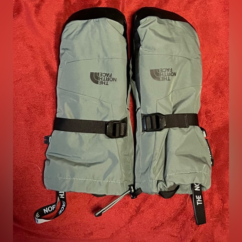 North Face Glove/ Mittens (Balsam green/black)